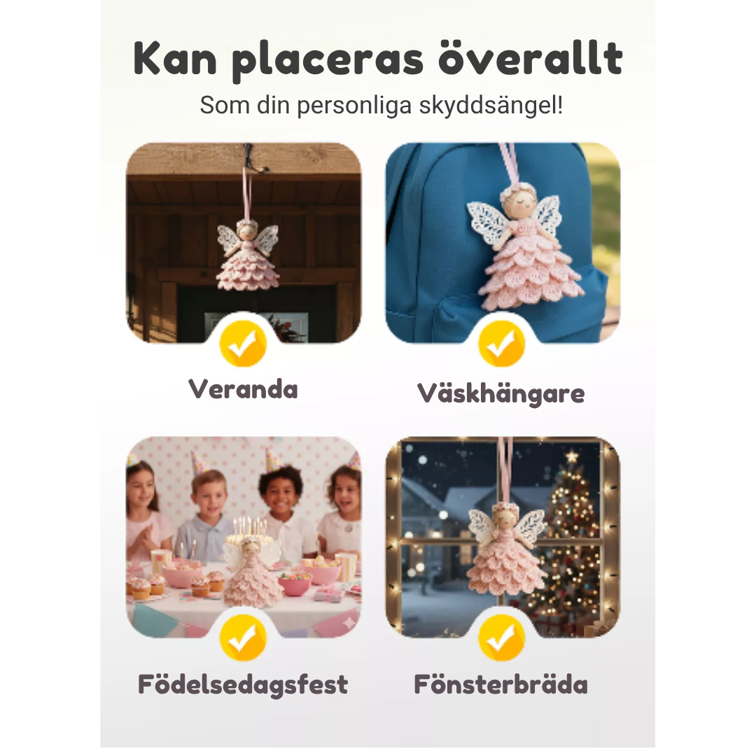 Vinterängel™ | Juldekoration, Stämningsfull, Handgjord