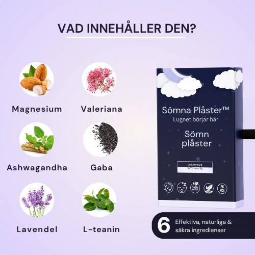 Sömna Plåster™ | Naturlig. Lugnt. Djup.