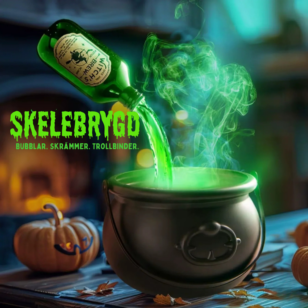 SkeleBrygd™ – Bubblar. Skrämmer. Trollbinder