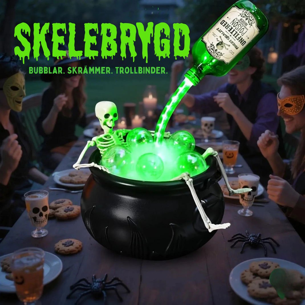 SkeleBrygd™ – Bubblar. Skrämmer. Trollbinder