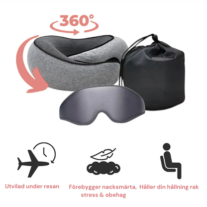 NordicRest™ Travel Pillow | Komfort. Stöd. Vila.
