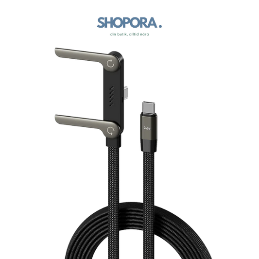 StällKabel™ | 2-i-1 laddkabel med ställ