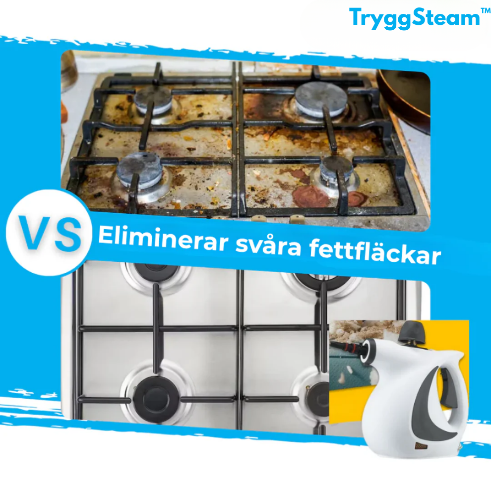 TryggSteam™ | Städa Rent – Utan Kemikalier. Bara Ånga.