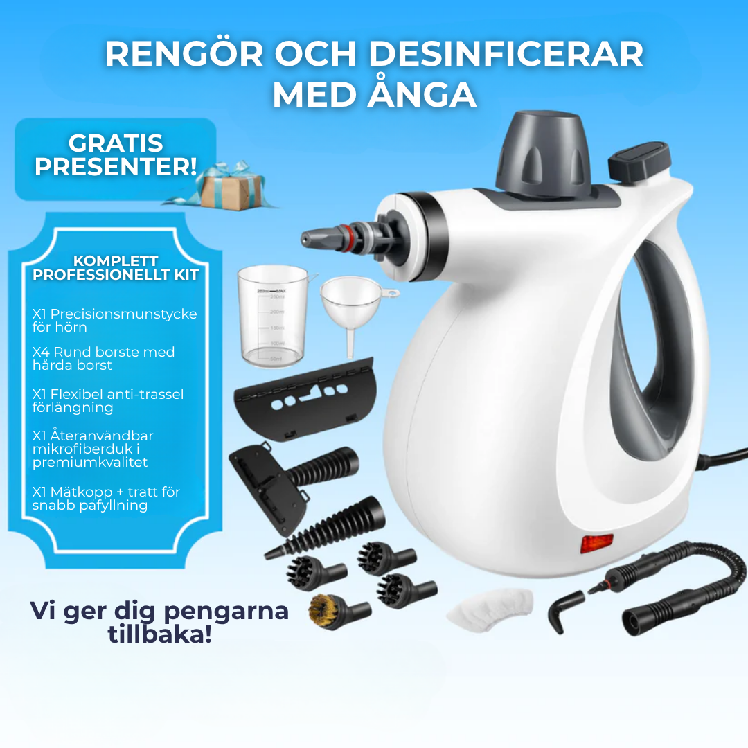 TryggSteam™ | Städa Rent – Utan Kemikalier. Bara Ånga.