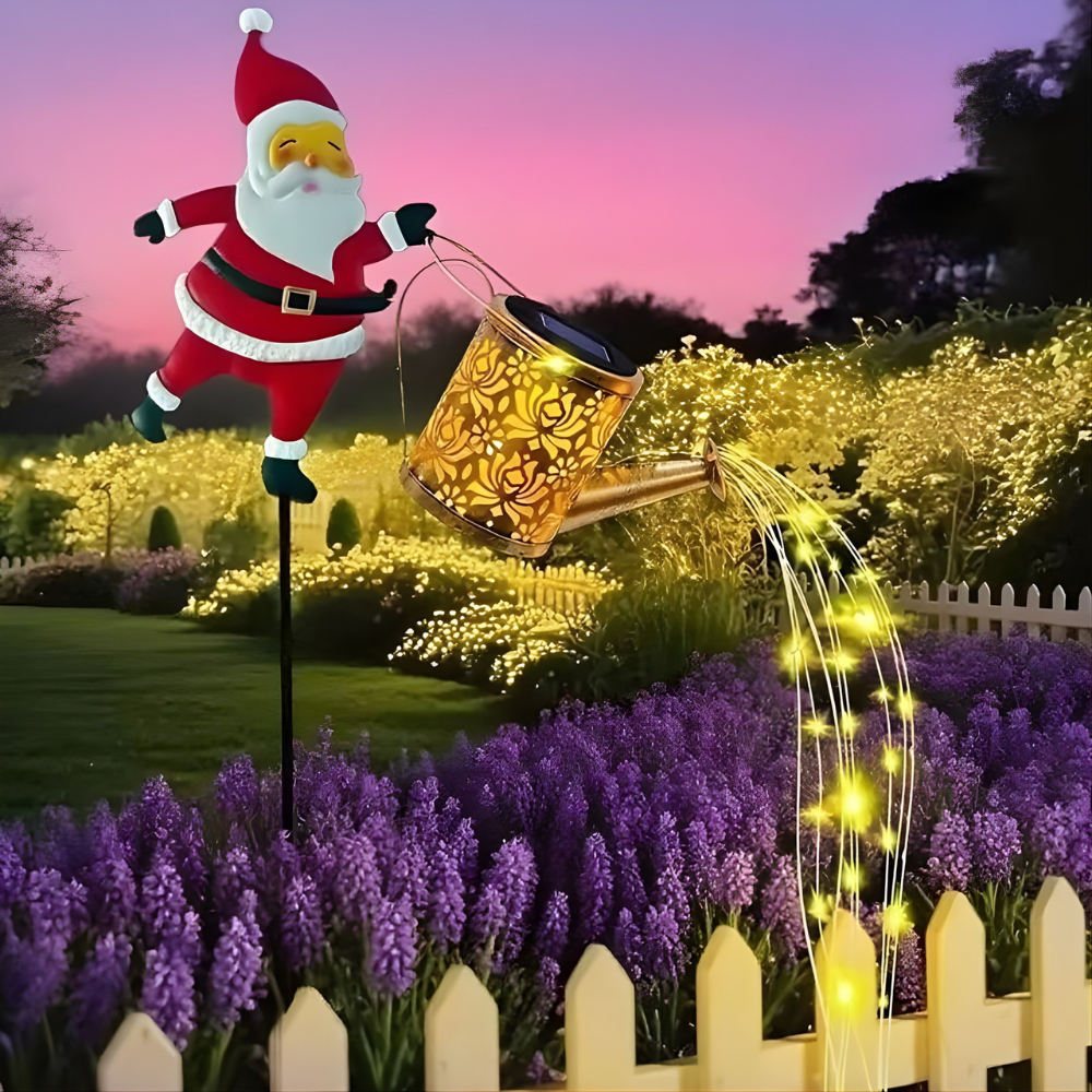 Tomtens Ljusström™ | Solcellsdriven Jultomtevattningslampa