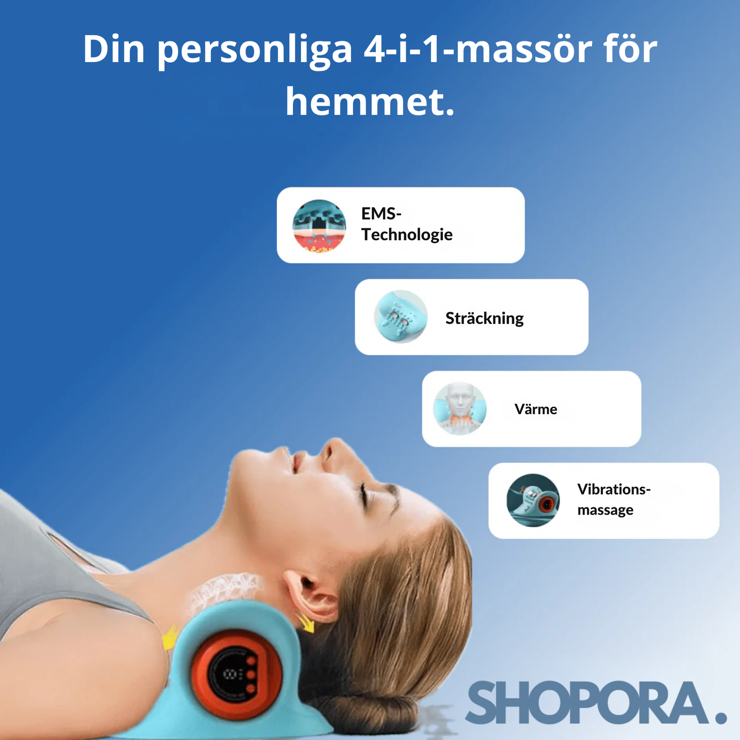 NackLind™ | 4-i-1 Massager