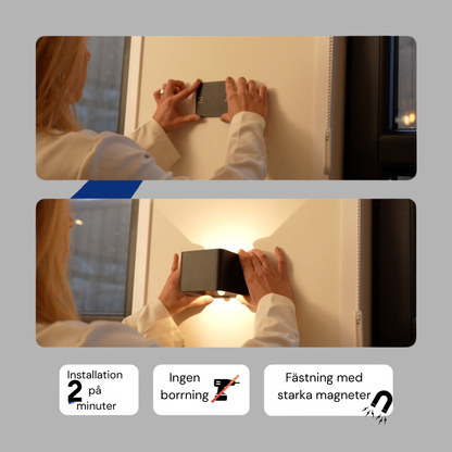 LjusCube™ | Smart. Stilrent. Trådlöst.