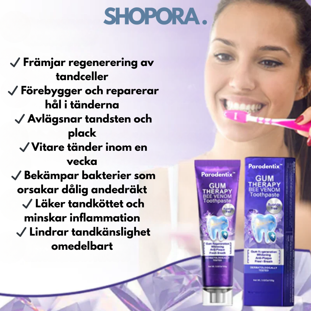Parodentix™ | Naturlig vård för starkare tandkött