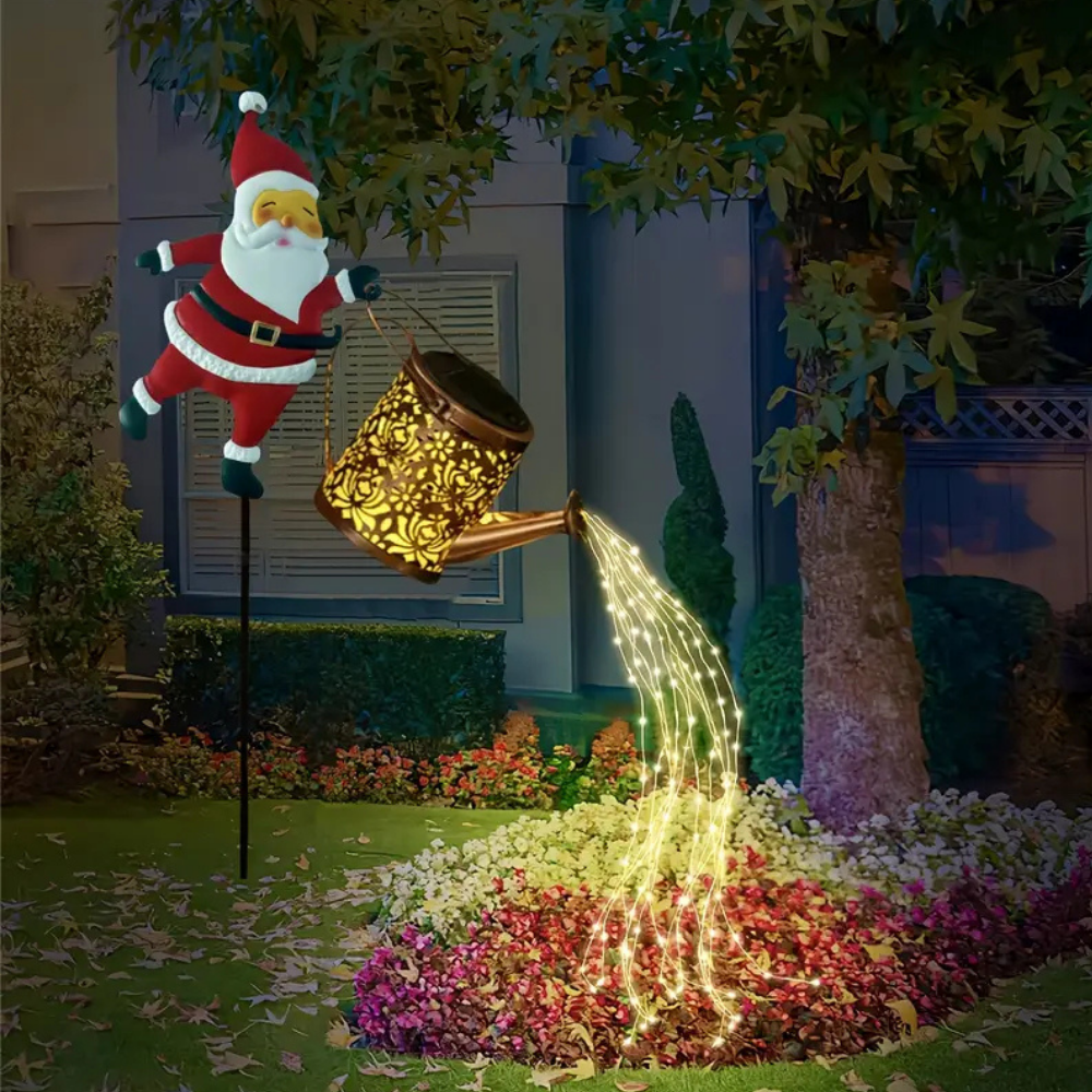 Tomtens Ljusström™ | Solcellsdriven Jultomtevattningslampa