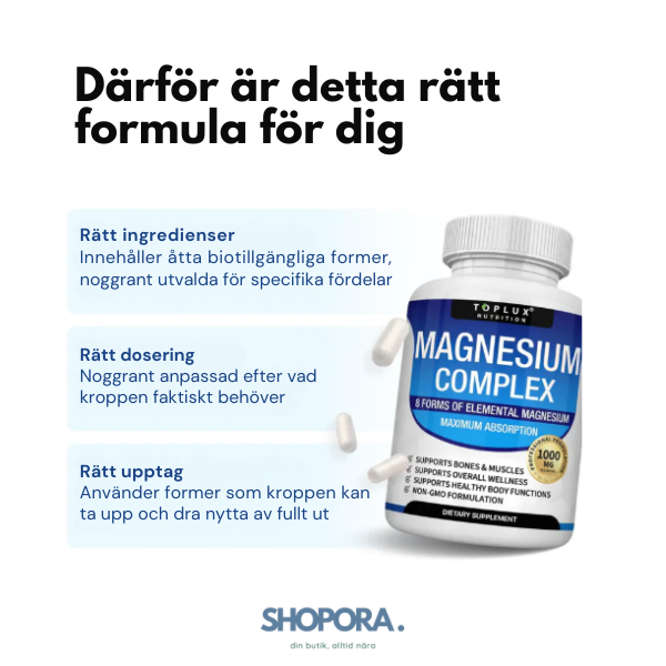 8-in-1 Magnesium Complex | Styrka. Ro. Balans