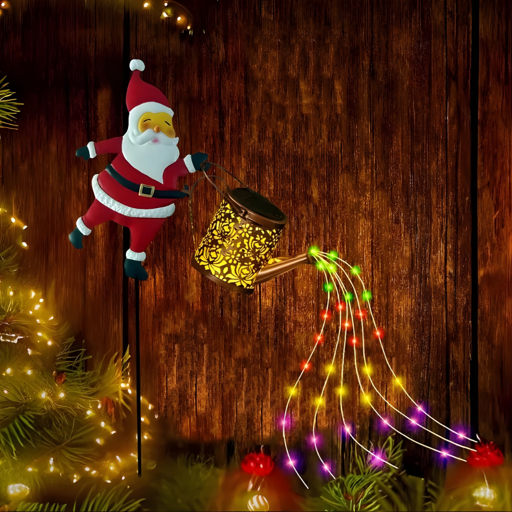 Tomtens Ljusström™ | Solcellsdriven Jultomtevattningslampa