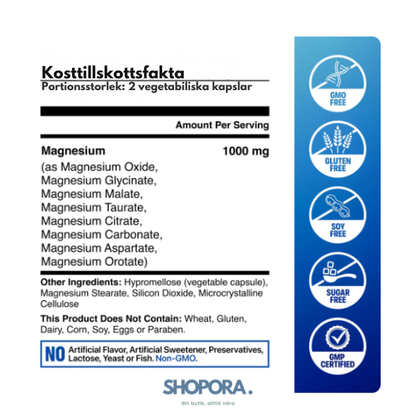 8-in-1 Magnesium Complex | Styrka. Ro. Balans