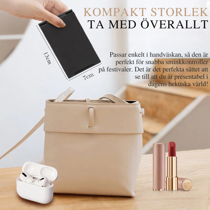 💥360° FÄLLBAR SPEGEL FÖR SJÄLVSKÄRNING OCH SMINKNING - BAKSIDA TILLGÄNGLIG