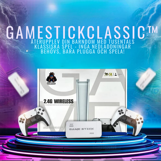 GameStickClassic™ – Tusentals klassiska spel i ett