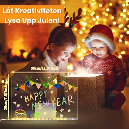 GlowPaint™ | Lysande Återanvändningsbar Ritbräda