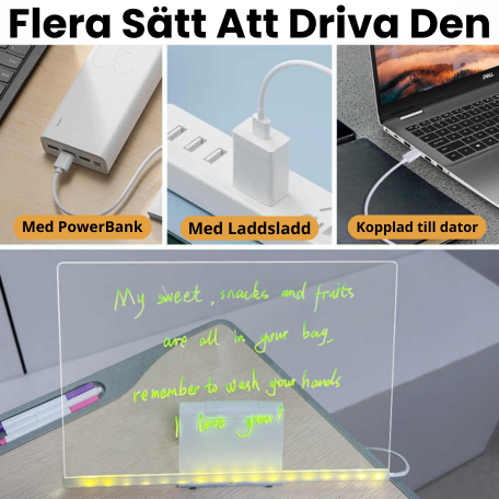 GlowPaint™ | Lysande Återanvändningsbar Ritbräda