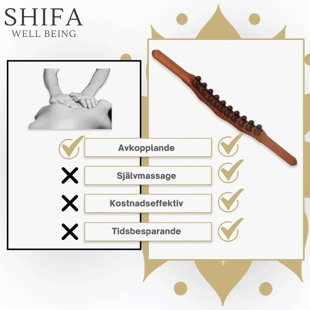 Shifa™ | Gua Sha Wooden Therapy Stick